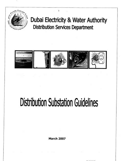 DEWA Distribution Substation Guidelines Mar 2007 PDF