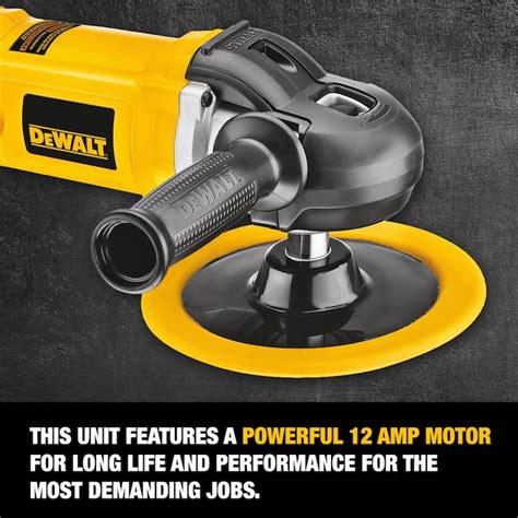 DEWALT 9-in Variable Speed Corded Polisher - Lowes