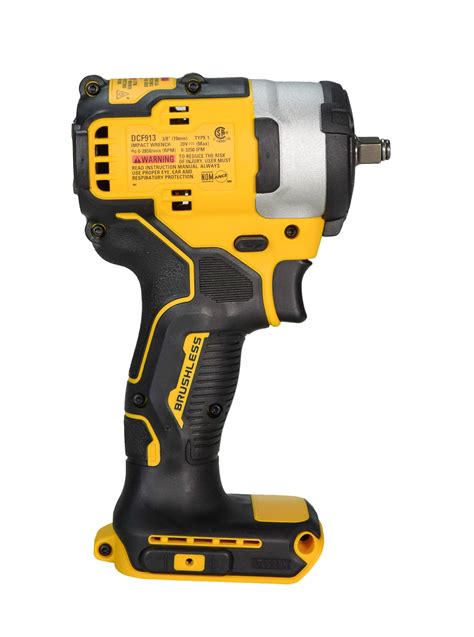 DEWALT DCF913B 20V MAX* 3/8 in Cordless Imp Wrench w Hog Ring Anvil ...