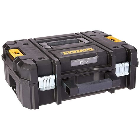 DEWALT TSTAK II Tool Box, 13 Inch, Flat Top, Holds Up To …