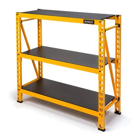 DEWALT Yellow 3-Tier Steel Garage Storage Shelving Unit …