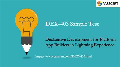 DEX-403 Exam