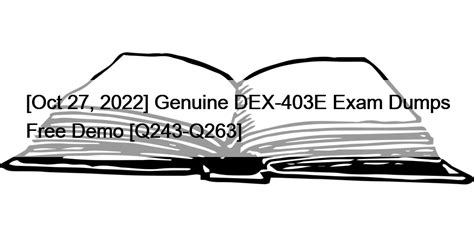DEX-403E Dumps