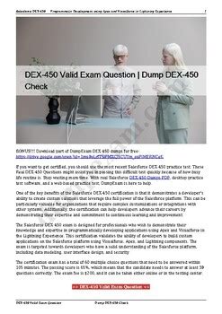 DEX-450 Exam Fragen