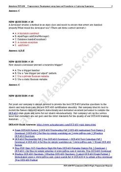 DEX-450 PDF Testsoftware