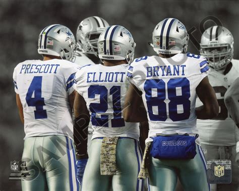 DEZ BRYANT Ezekiel Elliott Dak Prescott DALLAS …