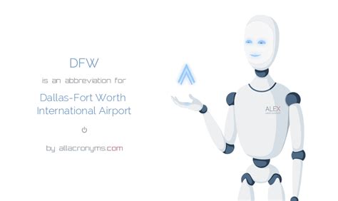 DFW Airport Abbreviation Meaning - All Acronyms