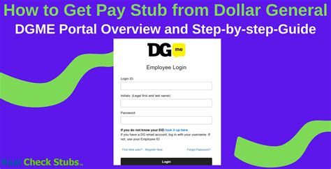 DGme Paystub Guidelines For Employee Portal LoginTutorial