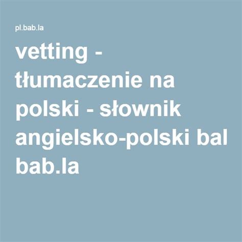 DICHT - Tłumaczenie na polski - bab.la