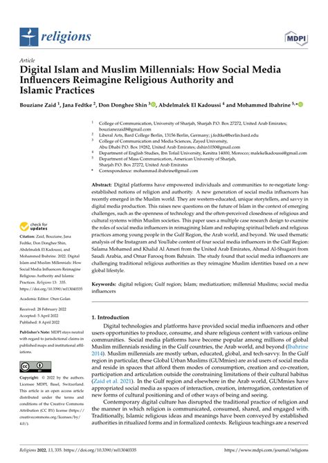 Digital Islam: new space for authority and religious ... - Springer - wintechmobiles.com