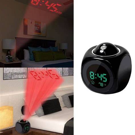 Digital LCD Voice Talking LED Projection Alarm Clock - raincitystudios.com