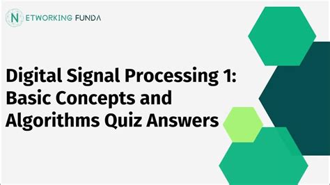 Digital Signal Processing 1: Basic Concepts and Algorithms - wintechmobiles.com