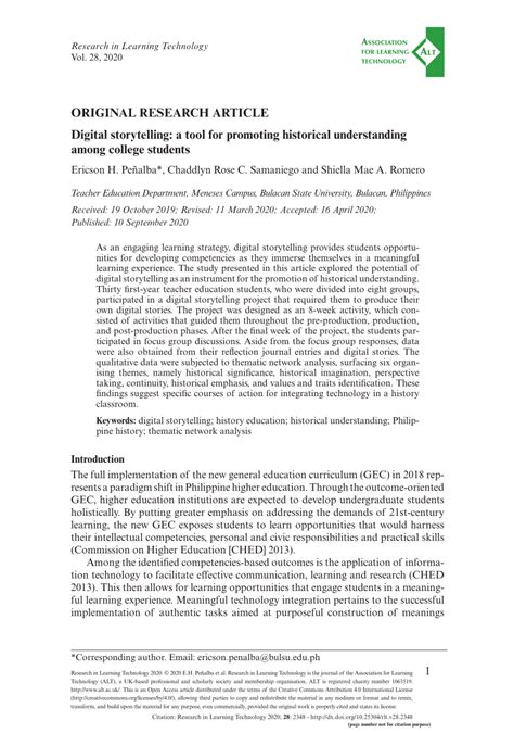 Digital storytelling: a tool for promoting historical understanding ... - wintechmobiles.com