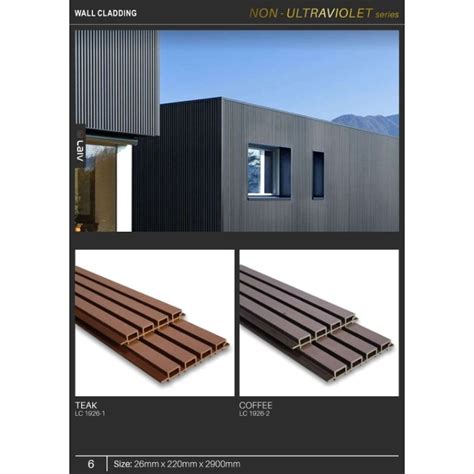 Dinding WPC Laiv Lisplang - Papan Outdoor Anti Cuaca Anti Rayap - raincitystudios.com