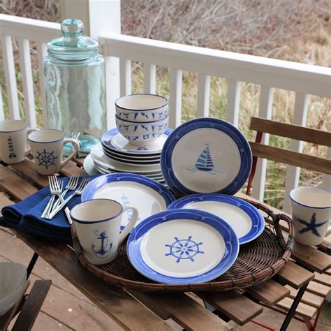 Dinnerware Set Nautical for sale | eBay - muktibox.com