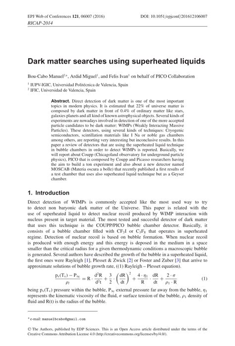 Direct detection searches for dark matter particles using superheated ... - wintechmobiles.com