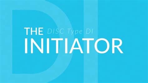 DISC DI - The Initiator - SlideShare