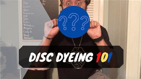 DISC DYEING 101 How to Add Custom Dyes and Stencils to Your Disc Golf ...