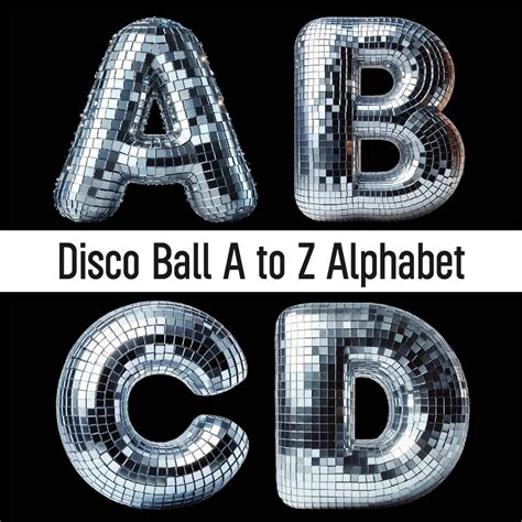 Disco Ball Letters - Etsy UK - muktibox.com