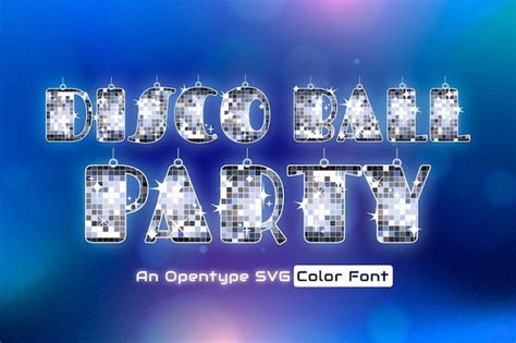 Disco Ball Party Font | Download on Freepik - muktibox.com