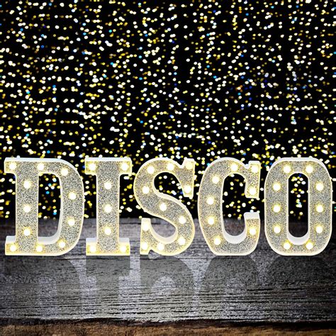 Disco Party Letters - Etsy - muktibox.com