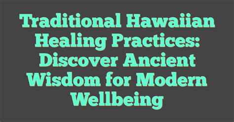 Discover the ancient beginnings of wellbeing - wintechmobiles.com