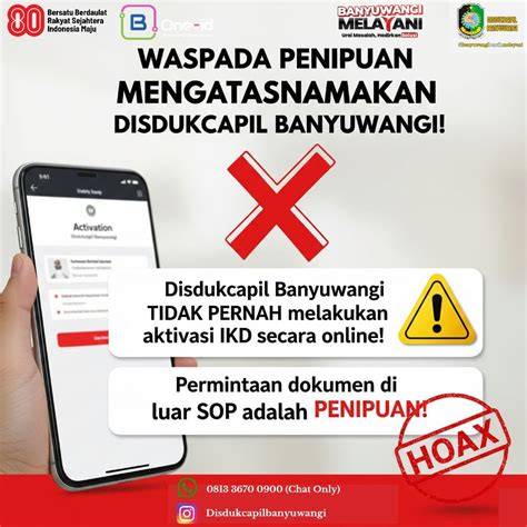 Disdukcapil Imbau Masyarakat Waspada Modus Penipuan … - raincitystudios.com