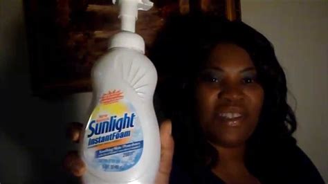 DISH DETERGENT REVIEW: SUNLIGHT INSTANT FOAM - YouTube