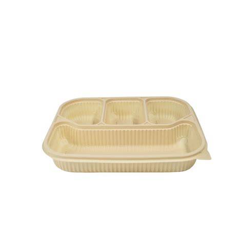 Disposoul 3 Compartment Cornstarch Meal Box Tray … - raincitystudios.com
