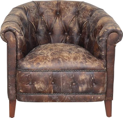 Distressed Leather Chair - Wayfair - muktibox.com