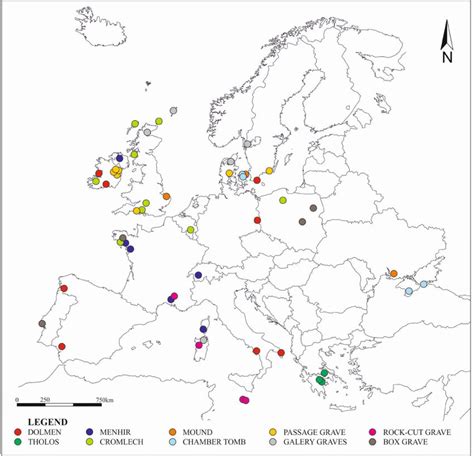 Distribution of chosen megaliths in Europe - ResearchGate - wintechmobiles.com