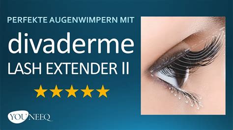 DIVADERME LASH EXTENDER II Test - YouTube