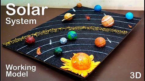 DIY/How to make solar system/best out of waste/3D solar system/science project for school