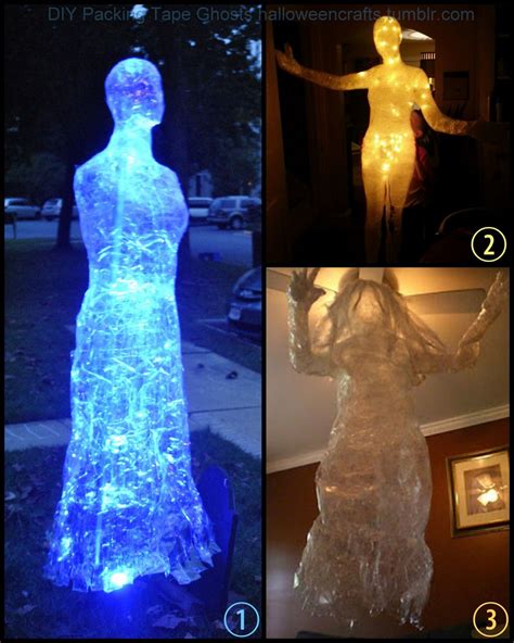 DIY: Sculpting ghosts & bodies from tape & trash bags