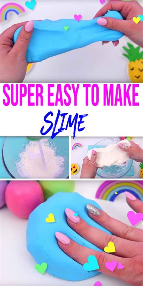 DIY 2 Ingredient Slime Recipe How To Make …