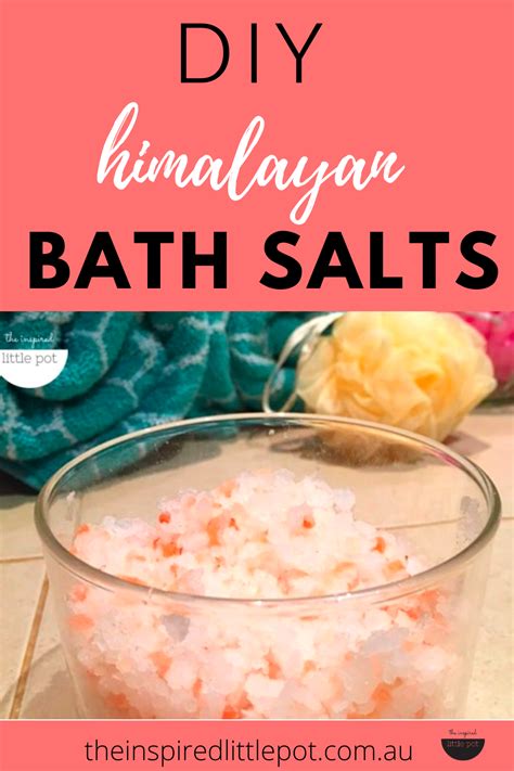 DIY Bath Salts with Himalayan Salt & Essential Oils