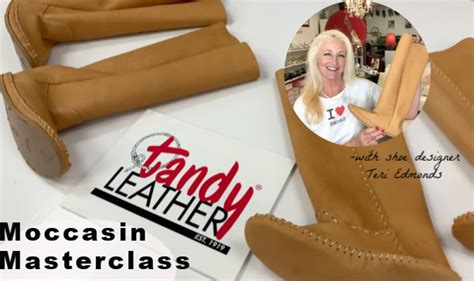 DIY Boot Tutorial Tandy® Moccasin Masterclass Teri Edmonds
