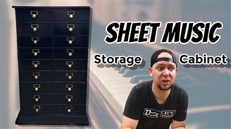 DIY Build Sheet Music Storage in 2020 Sheet music storage