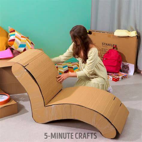 DIY Cardboard Furniture Tutorials for Kids - raincitystudios.com