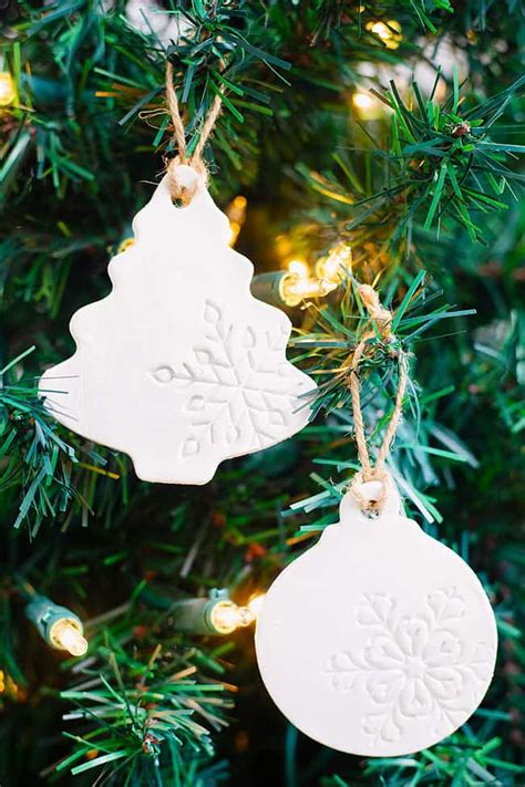 DIY Clay Christmas Ornaments - Crafting Cheerfully - muktibox.com