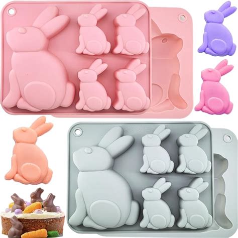 DIY Candy Molds Jelly Mold Bunny Ears Shape 2 Colors Gifts for …