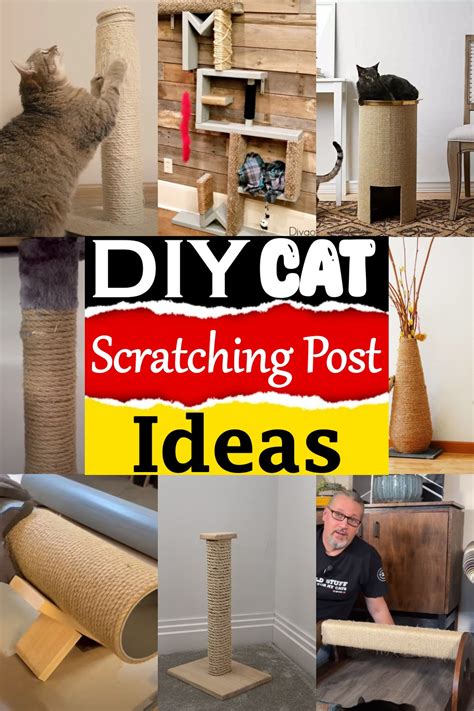 DIY Cat Scratching Post Do it yourself ideas and projects