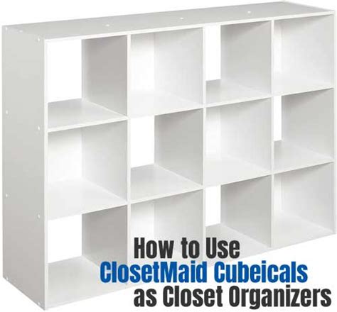 DIY Closet Organizer… with ClosetMaid Cube Storage