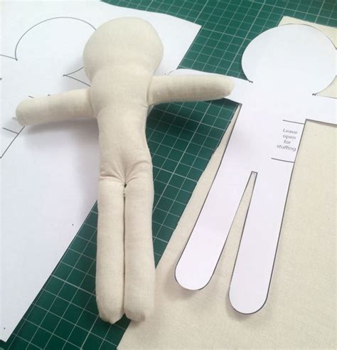 DIY Cloth Doll FREE Sewing Pattern and StepbyStep Tutorial Sewing