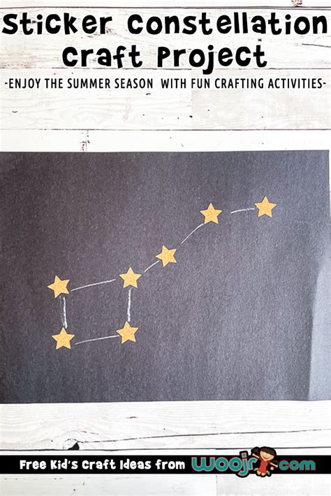 DIY Constellation Craft for Kids with Book Recommendation