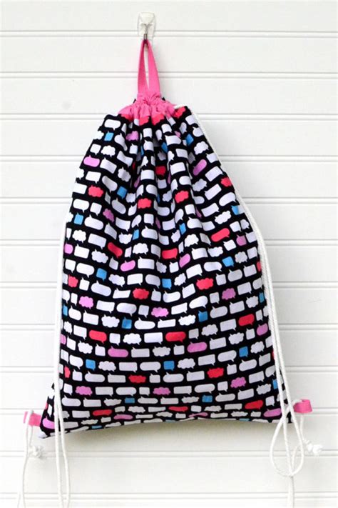 DIY Drawstring Backpack