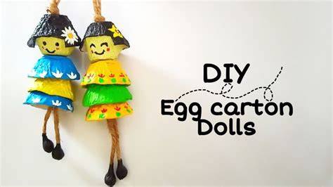 DIY Egg Carton Dolls | Easy Recycling Craft - raincitystudios.com