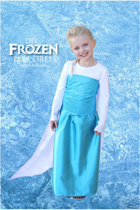 DIY Elsa Dress from Frozen. Make it with these instructions! Easy