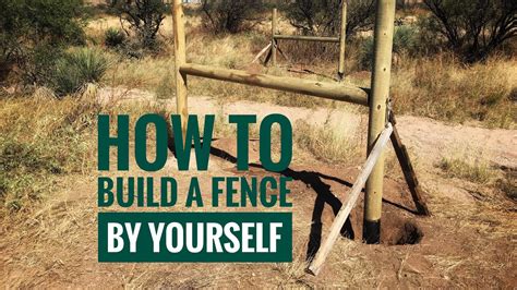 DIY FENCE How to build a cattle fence to keep cows off of your