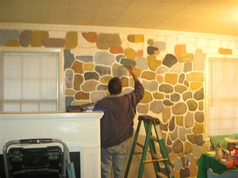 DIY Fake Stone Wall Cheap and Fun! HubPages